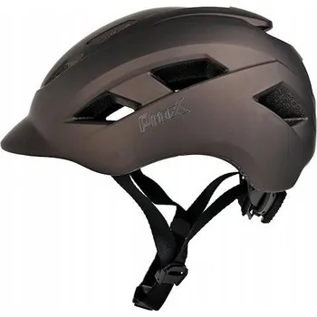 Cyklistická přilba Cyklistická přilba Prox Town LED vel M hnědá matná