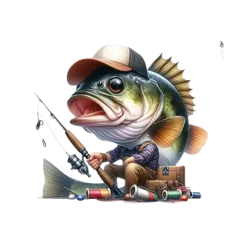 Nášivka Nažehlovací obrázek - ryba-ř I (24,0 x 22,0 cm)