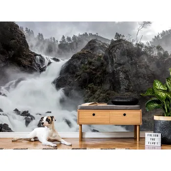 Tapeta Tapeta vodopády latefossen v norsku