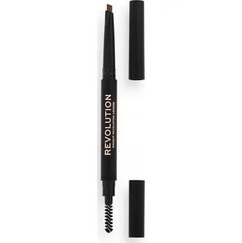 Tužka na obočí Revolution Duo Brow Definer tužka na obočí Light Brown (Světle hnědá)