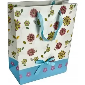 Dárková taška Dárková taška XL s ozdobnou stuhou, 35x32 cm, papír 210 g