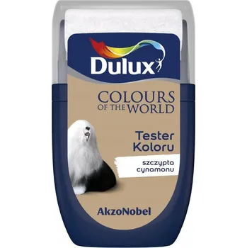barva na zeď Akrylová Barva na zeď Dulux 0,03 l, špetka skořice, matná