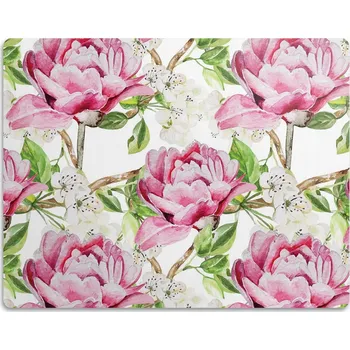 Pro kočky podložka pod kočičí toaletu Růžové pivoňky 60x40 cm