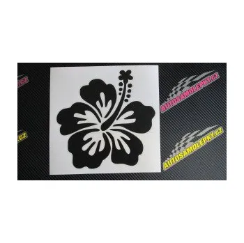 Samolepící dekorace SAMOLEPKA Kytička 001 pravá ibišek (10 - červená) NA AUTO, NÁLEPKA, FÓLIE, POLEP, TUNING, VLASTNÍ TEXT, TISK, AUTOSAMOLEPKY.cz, POLEPY, OBRÁZEK, LOGO, SAMOLEPKY