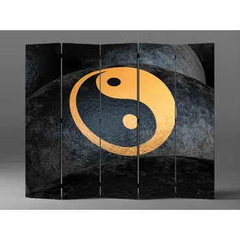 Paraván Paraván symbol jin jang na kameni Rozměr: 225 x 180 cm