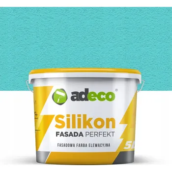 barva na zeď Silikonová fasádní Barva , 5l matná TYRKYSOVÁ 6-1-6