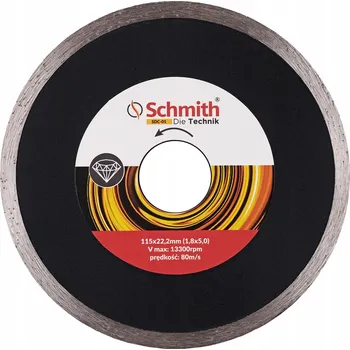 Řezný kotouč Diamantový kotouč Schmith SDC-01 115 x 22,2 mm