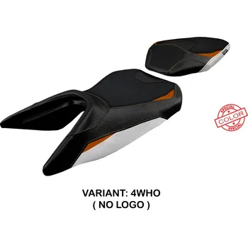Moto sedlo TPZ Italia potah sedla KTM 250 Duke (17-23) Neum model potah sedla: bez loga 4WHO (white-orange)