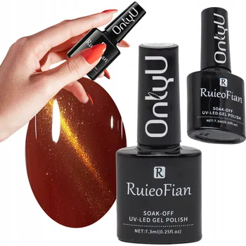 Lak na nehty TEPLÝ ČERVENÝ HYBRIDNÍ LAK NA NEHTY S LESKEM UV LAK /L150