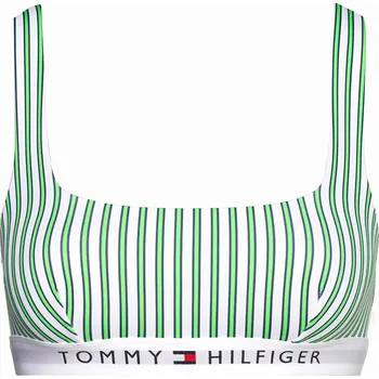Dámské oblečení Dámský vrchní díl plavek UW0UW04560-0K6 - Tommy Hilfiger L