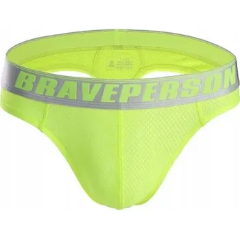 Pánské plavky Stylové Pánské Plavky Tanga Brave Person - M