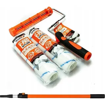 Malířský váleček 2x Váleček malířský V-PRO NYLON pro malování 23cm + Držák + Teleskopická tyč
