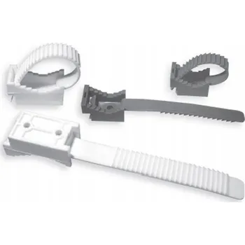 kabelová chránička Kabelová pásková příchytka se zámkem, černá UV 10 Ks. PLASTCHEM