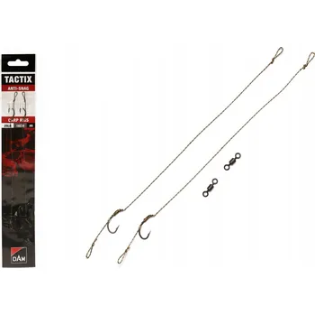 DAM - Hotový návazec Tactix anti-snag rig, vel. 2, 25lb, bal. 2ks