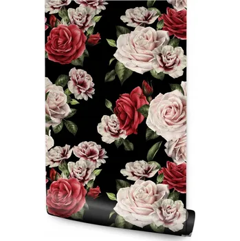 Fototapeta Dekorační tapeta Barevné RŮŽE ve vintage stylu
