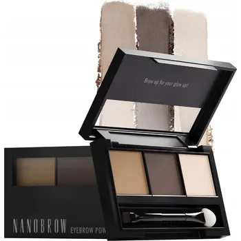 Tužka na obočí Nanobrow Eyebrow Powder Kit Light 4 g sada pro úpravu obočí (světlý odstín)