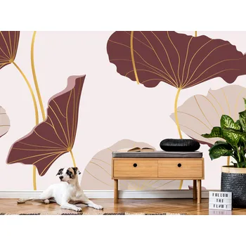 Tapeta Tapeta hnědé lopuchy