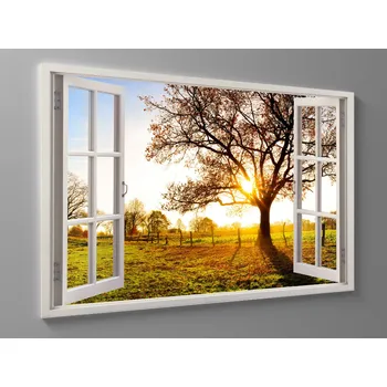 Obraz Obraz strom a západ slunce Rozměr: 100 x 65 cm