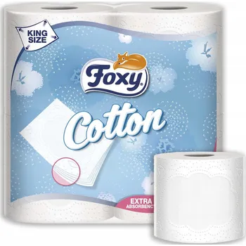 Toaletní papír Foxy Bavlněný toaletní papír 5 vrstev 4 role