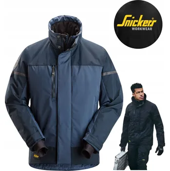 Zateplená bunda AllroundWork Snickers 1106 Tmavě modrá Navy Velikost M