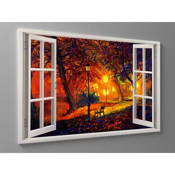 Obraz Obraz digitální malba park Rozměr: 60 x 40 cm