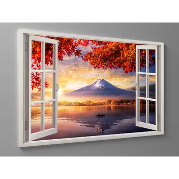 Obraz Obraz výhled na fuji japonsko Rozměr: 60 x 40 cm