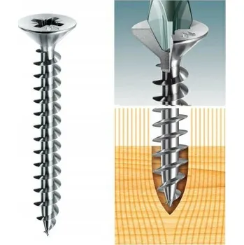 Vrut VRUTY DO DŘEVA Pozinkované MUSTAD PZ 4x30mm 100 ks