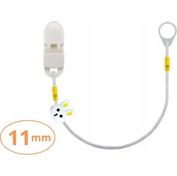 Jednoduchý klip na procesor řeči - bílý s králíčkem