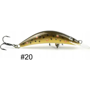 Umělá nástraha KLASICKÁ PSTRUHOVÁ NÁSTRAHA WOBLER SIEK BANÁN - 7 cm - 20