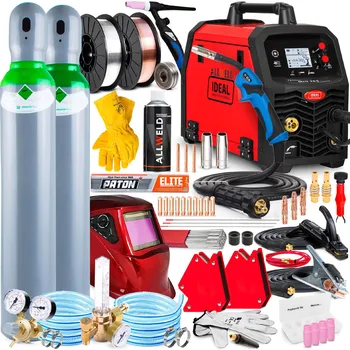 Svářečka Svářecí poloautomat IDEAL TECNOMIG 205 LCD V2 SYNERGIE MIG MMA TIG 200A