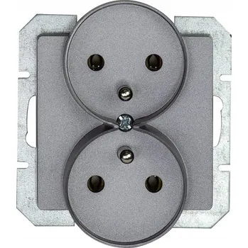 Elektrická zásuvka Elektrická Zásuvka nástěnná Timex-Elektro šedá