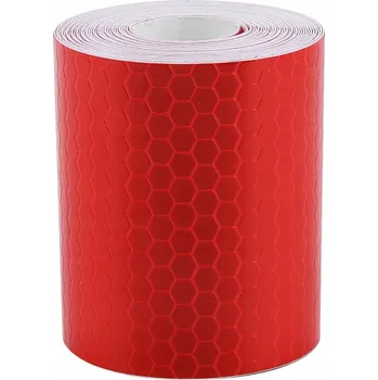 Lepicí páska REFLEXNÍ PÁSKA SAMOLEPICÍ 5CM X 3M ČERVENÁ