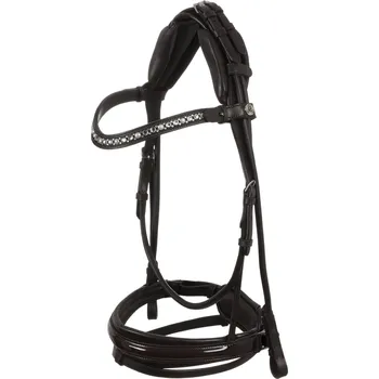 ACAVALLO Uzdečka anatomická Damigella Acavallo, hnědá PONY