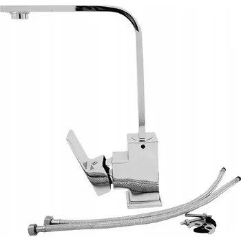 Vodovodní baterie Kuchyňská stojánková baterie 9816 stříbrná