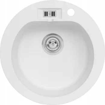 Granitový dřez Jednokomorový dřez Axis Malibu granitový bílý