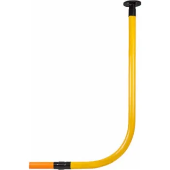 Kanalizační potrubí Weba Steel přístup z předizolované trubky PE100RC 63 příruba DN50 500x1500