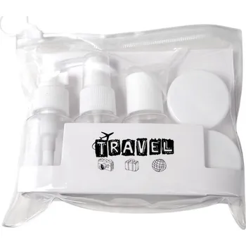 Textilomanie Travel cestovní sada lahviček na kosmetiku 7v1