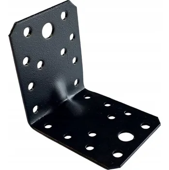 Úhloměr Tesařský úhelník 70x70x55mm prolisovaný černý