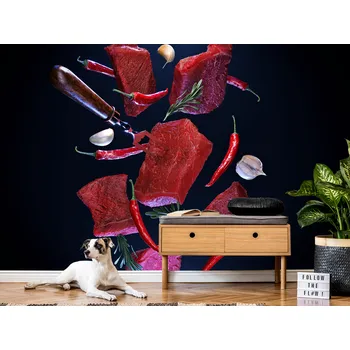 Tapeta Tapeta maso a chilli