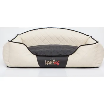 Pelíšek pro psa PillowPrim matrace pro psa béžová, černá 85 cm x 65 cm