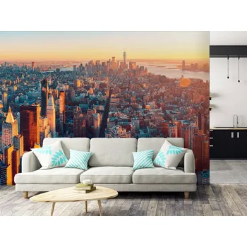 Tapeta Tapeta new york v západu slunce