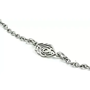 Náramek Náramek s pavím pírkem