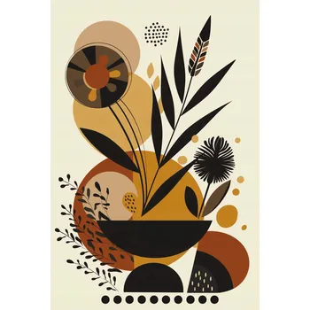 Plakát Plakát Geometrické zahrady bez rámu 61 x 90,5 cm