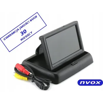 IP kamera NVOX 4,3" LCD monitor do auta pro couvání s 2x AV DVD MONITORING 12V