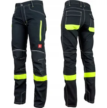 Pracovní obuv PRACOVNÍ KALHOTY PEVNÉ S OCHRANNÝMI REFLEXNÍMI PRVKY VÝSTRAŽNÉ 4XL 58