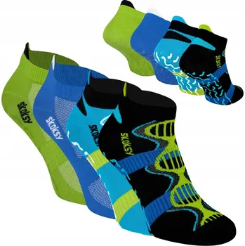 Dámské ponožky 4x Protiskluzové ABS Ponožky dámské fitness sportovní jóga 41-46 ZOOKSY