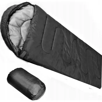 Spacák 1600g Silný TURISTICKÝ SPACÁK MUMIE Teplý PEŘINA S kapucí Obal