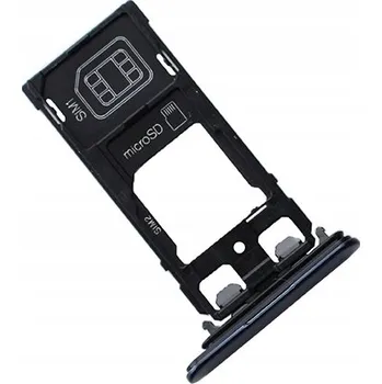 Náhradní díl pro mobilní telefon ORIGINÁLNÍ ŠUPLÍK / DRŽÁK SIM KARTY a micro-SD KARTY PRO SONY XPERIA XZ MODRÝ