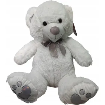 plyšák Bílý medvídek plyšák Elefun 61 cm pro děti jako dárek k Vánocům