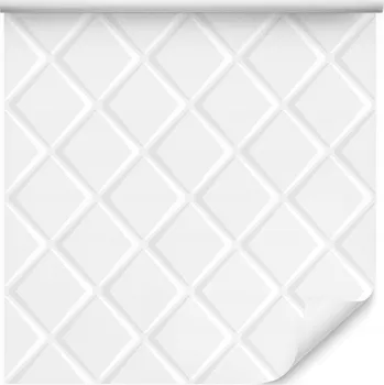 Tapeta Tapeta do obýváku s kostkovaným vzorem, moderní, optická 3D